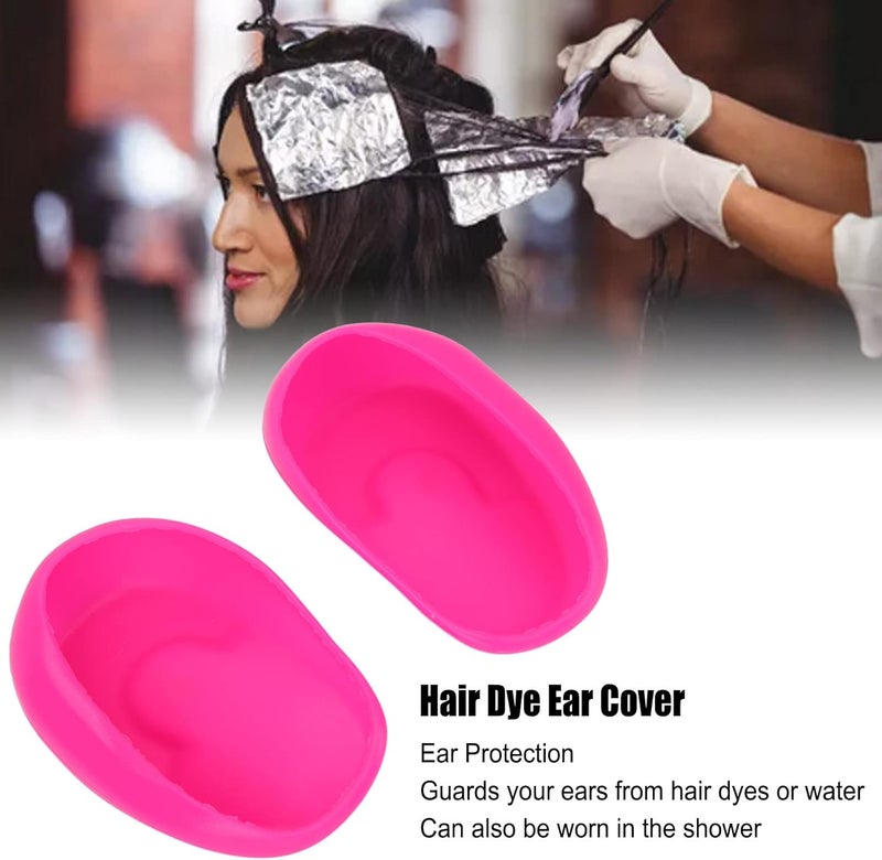 woobles 10pcs Hair Dye Ear Cover, Reusable Protector Shield Salon Styling Kit, DIY Accessories for Salon Barber Hair Dying - Image 4